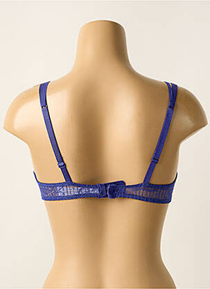 Sutien efect material satinat top sutien modelat albastru PASSIONATA femeie