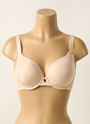 Sutien efect material satinat top sutien modelat roz SIMONE PERELE femeie