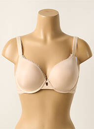 Sutien efect material satinat top sutien modelat roz SIMONE PERELE femme
