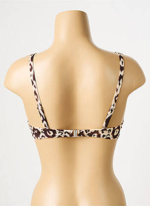 Sutien de costum de baie top sutien modelat top sutien modelat maro ANTIGEL femeie