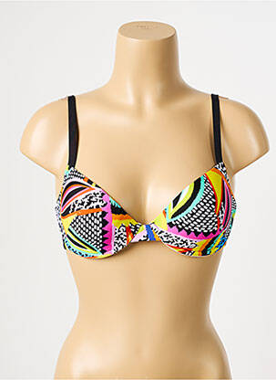 Sutien de costum de baie elasticitate top sutien modelat portocalie ANTIGEL femeie