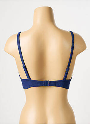 Sutien de costum de baie bretele elastice reglabile top sutien push-up albastru SIMONE PERELE femeie