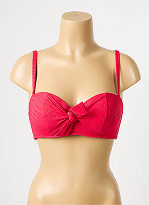 Sutien de costum de baie bretele elastice reglabile top sutien push-up roz SIMONE PERELE femeie