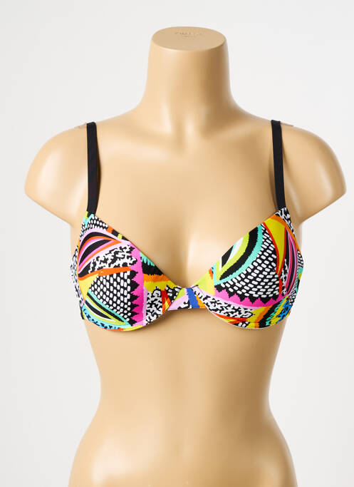 Sutien de costum de baie elasticitate top sutien modelat portocaliu ANTIGEL femme