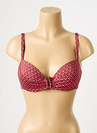 Sutien de costum de baie elasticitate top sutien modelat roșu SIMONE PERELE femme
