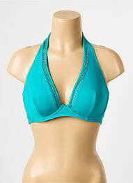 Sutien de costum de baie elasticitate top triunghiuri albastru SIMONE PERELE femme