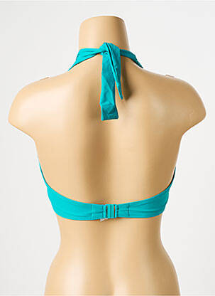 Sutien de costum de baie elasticitate top triunghiuri albastru SIMONE PERELE femeie