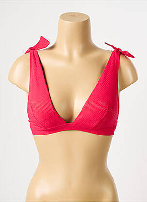 Sutien de costum de baie elasticitate top triunghiuri roz SIMONE PERELE femeie