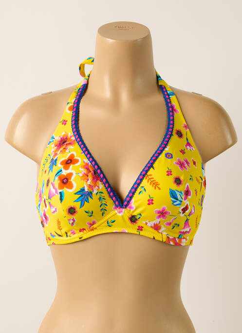 Sutien de costum de baie galben ANTIGEL femeie