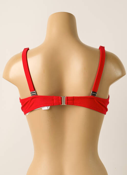 Sutien de costum de baie roșu ANTIGEL femeie