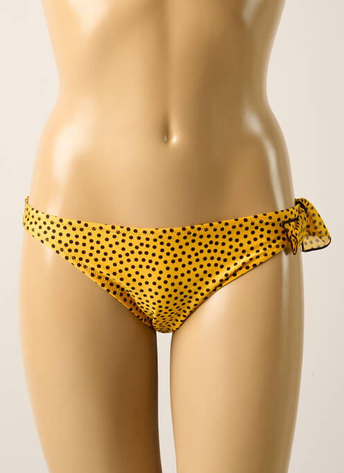 Chiloți de baie galben ANTIGEL femeie