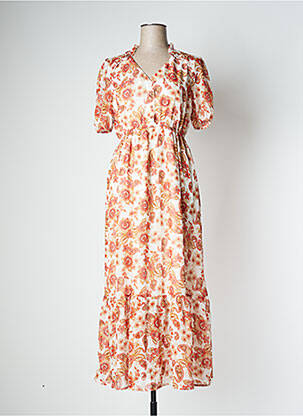 Rochie lungă portocaliu DEELUXE femeie