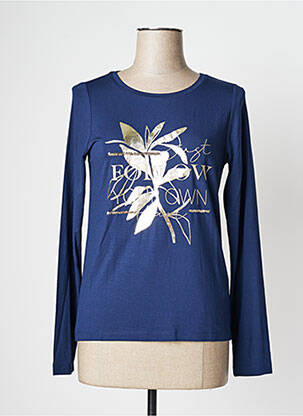 Top albastru MISE AU GREEN femeie