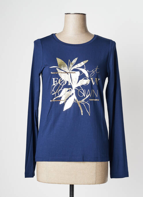 Top albastru MISE AU GREEN femeie