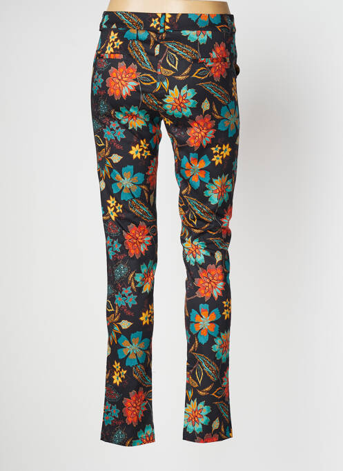 Pantalon slim țesătură poplin mărime normală negru LE PETIT BAIGNEUR femme