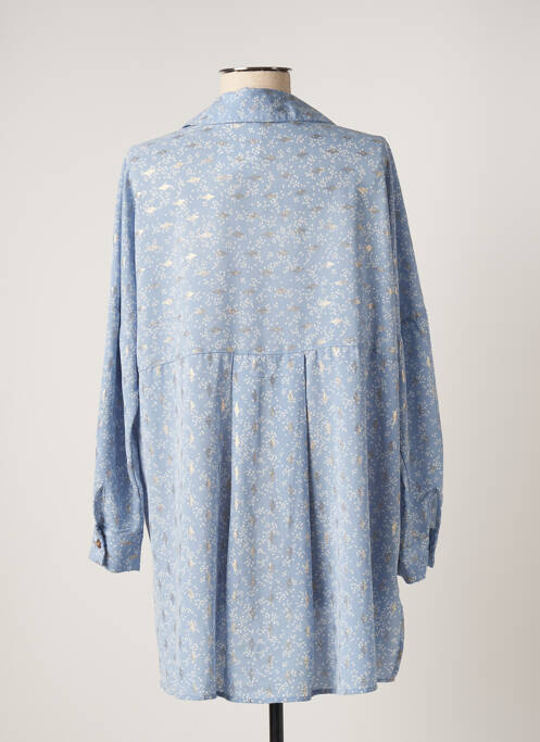 Tunică mâneci lungi albastru LARA femeie