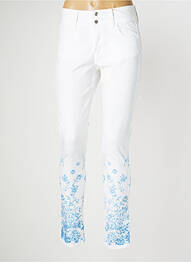 Pantalon slim elasticitate alb MISSIMINI femme