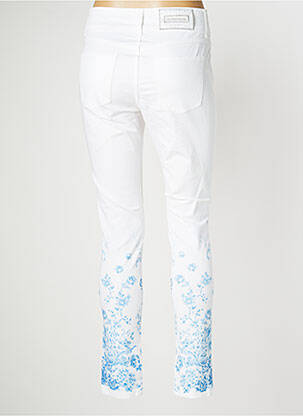 Pantalon slim elasticitate alb MISSIMINI femeie