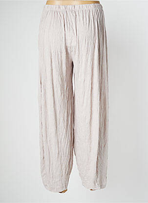 Pantalon 7/8 elasticitate mărime normală bej VETONO femeie