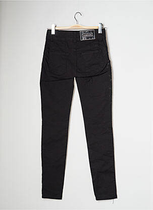 Pantalon slim țesătură poplin mărime normală negru MISSIMINI femeie