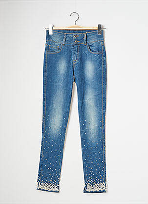 Blugi cu croială slim albastru MISSIMINI femeie