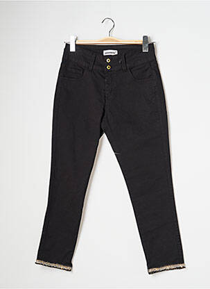 Blugi cu croială slim negru MISSIMINI femeie