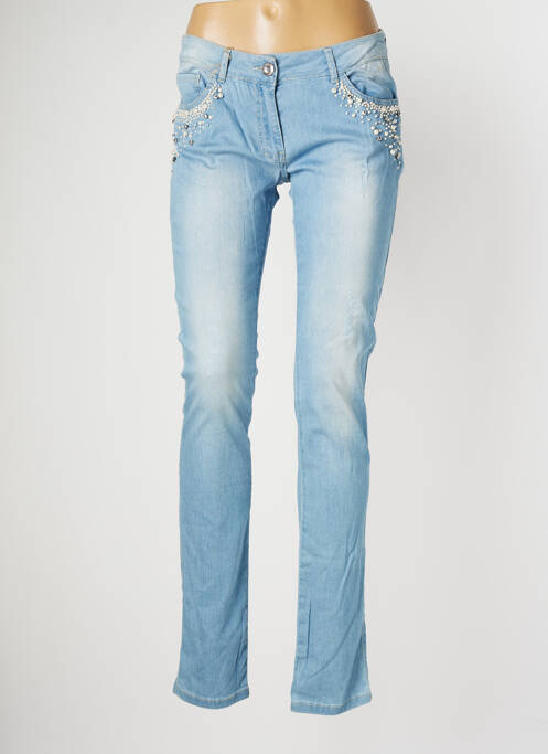 Blugi cu croială slim albastru MISSIMINI femeie