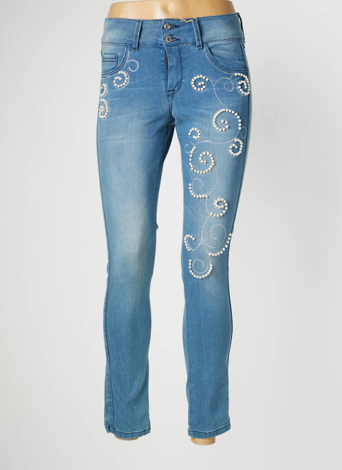 Blugi cu croială slim albastru MISSIMINI femeie