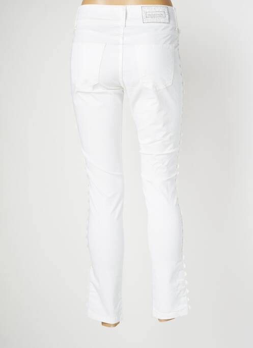 Blugi cu croială slim alb MISSIMINI femeie