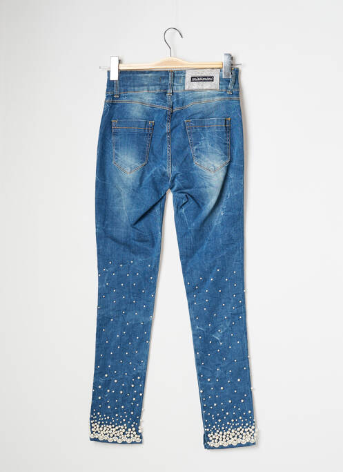 Blugi cu croială slim albastru MISSIMINI femeie