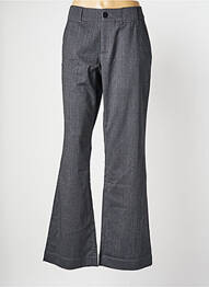 Pantalon larg țesătură poplin mărime normală gri MAT DE MISAINE femme
