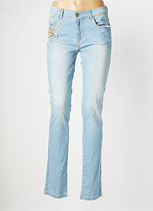 Blugi cu croială slim albastru MISSIMINI femeie