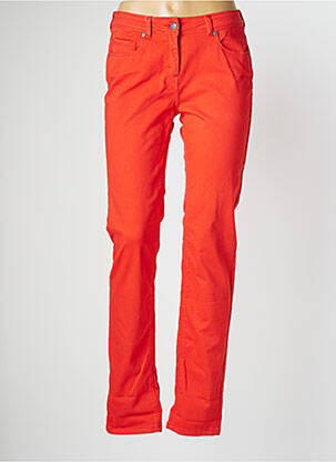 Pantalon drept portocaliu SAINT JAMES femeie