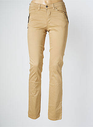 Pantalon slim bej WALTRON femeie