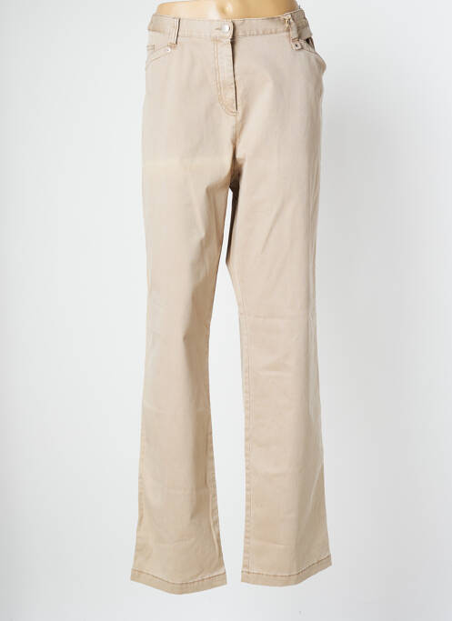 Pantalon drept bej MAT DE MISAINE femeie