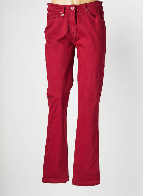 Pantalon drept elasticitate mărime normală roșu SAINT JAMES femme