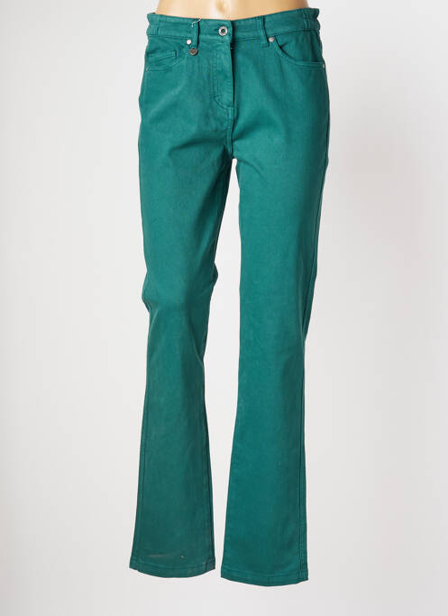 Pantalon drept verde SAINT JAMES femeie