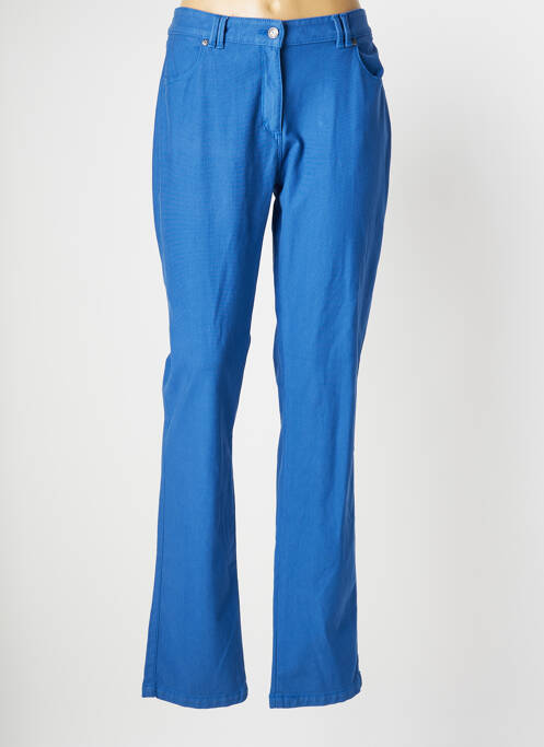 Pantalon drept albastru SAINT JAMES femeie