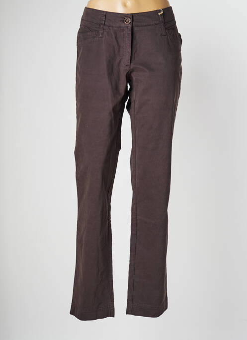 Pantalon drept maro MAT DE MISAINE femeie