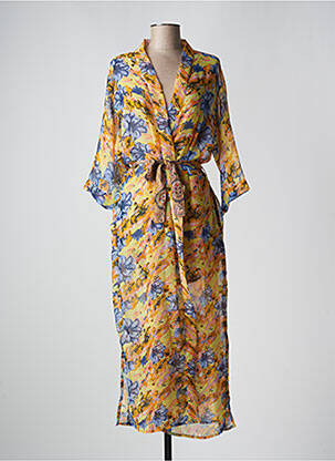 Jachete kimono galben GOLD & SILVER femeie