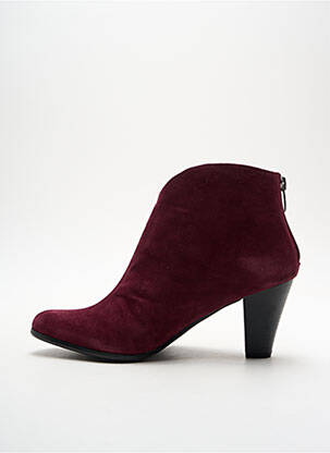 Botine/ghete toc de 7 la 9 cm violet KARSTON femeie
