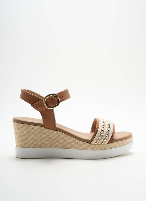 Sandale/Pantofi decupați maro NERO GIARDINI femeie