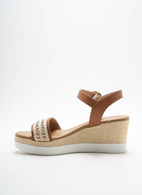 Sandale/Pantofi decupați maro NERO GIARDINI femeie