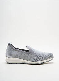 Adidași material neted toc plat până la 3 cm argintiu ALTEX femeie
