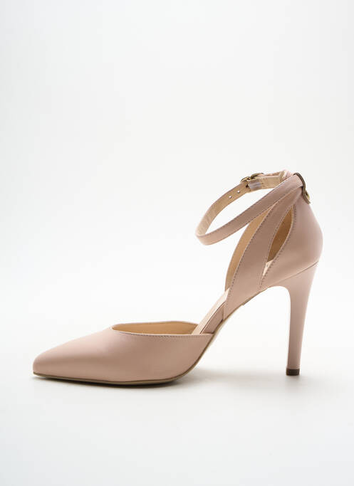 Pantofi cu toc roz NERO GIARDINI femeie