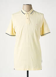 Polo serigrafie mâneci scurte galben JACK & JONES băiat