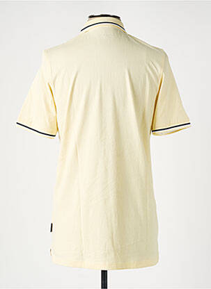 Polo țesătură jersey mâneci scurte galben JACK & JONES băiat