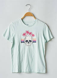 Tricou elasticitate mâneci scurte albastru JACK & JONES garcon