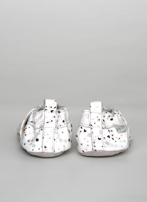 Papuci/Pantofi de casă alb ROBEEZ fată