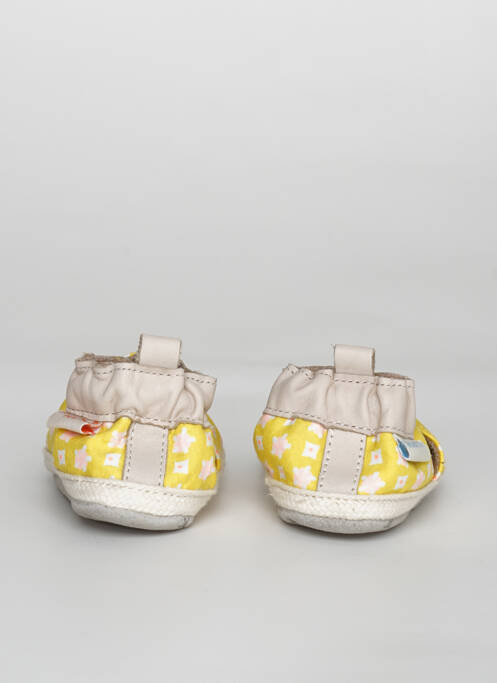 Papuci/Pantofi de casă galben ROBEEZ fată